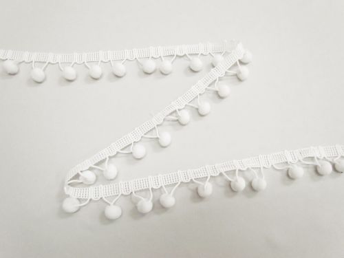 28mm Pom Pom Trim- Ivory #T963