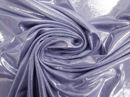 Shimmering Foile On Jersey- Cool Blue #13611