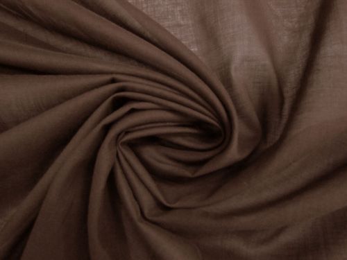 Cotton Voile- Carob Brown #13630