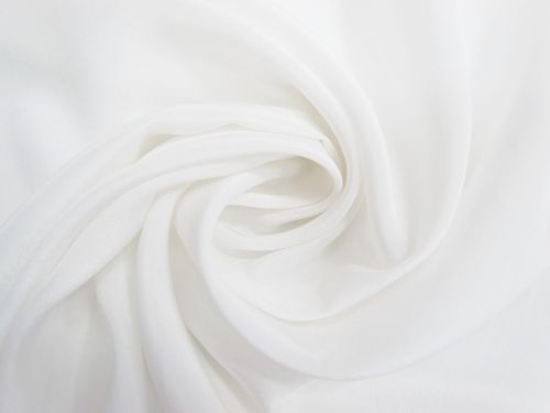 Silk Crepe De Chine- Bridal White #13639