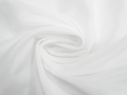 Silk Cotton Voile- Fresh White #13640