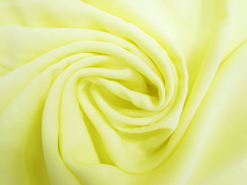 Satin Back Crepe- Pale Yellow #13676
