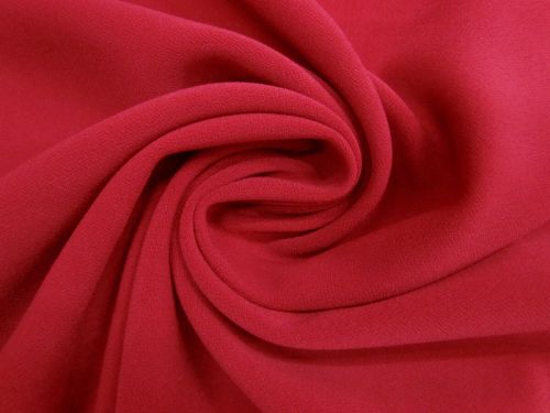 Stretch Bonded Crepe- Strawberry Red #13690