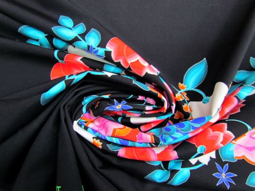 120cm Panel- Flower Trellis Xtra Life Tactel Lycra® #13711