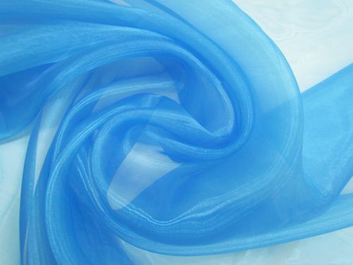 Glass Organza- Aqua