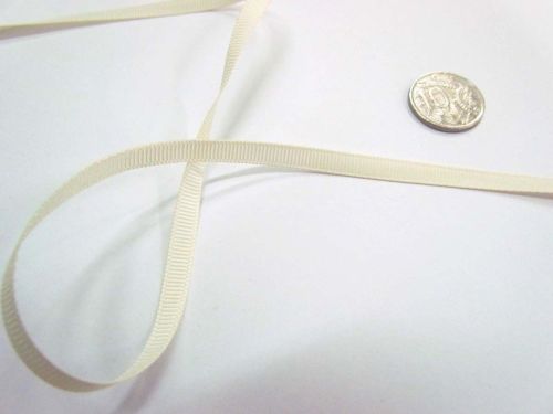 Grosgrain Ribbon 6mm- Antique White