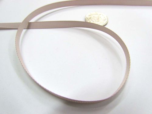 Grosgrain Ribbon 6mm- Stone