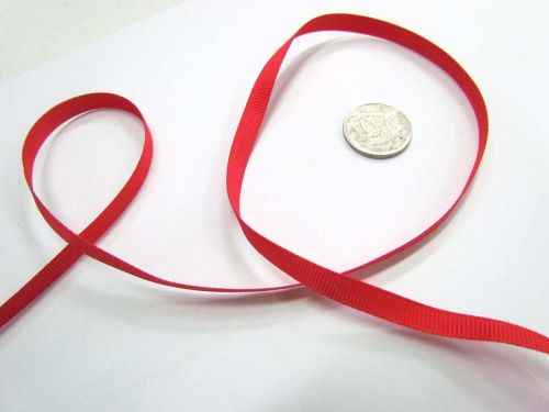 Grosgrain Ribbon 6mm- Red