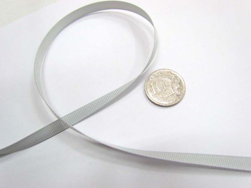 Grosgrain Ribbon 6mm- Silver Grey