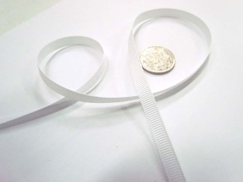 Grosgrain Ribbon 6mm- White