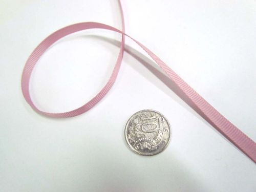 Grosgrain Ribbon 6mm- Cameo Pink