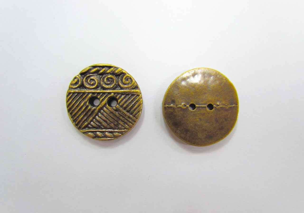 gold fabric buttons