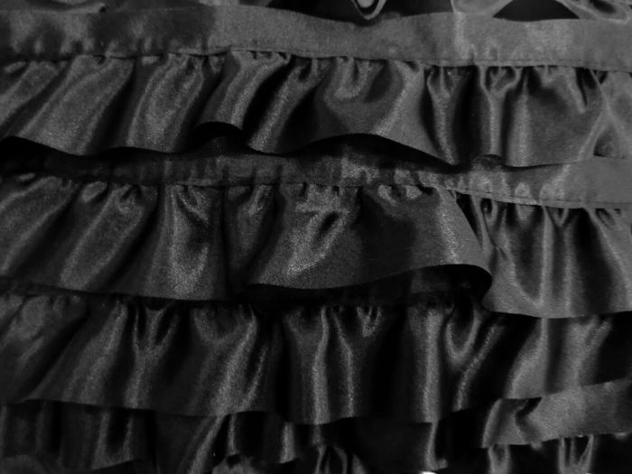 Warehouse black ruffle skirt hotsell