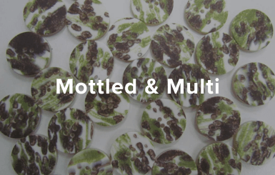 mottled buttons